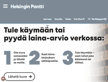 Tablet Screenshot of pantti.fi